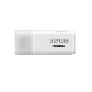 USB Flash Drive 32GB TOSHIBA Retractable White- White ( PA5056L-1MBW )